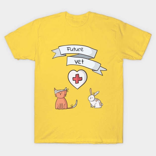 Future Vet T-Shirt by SistersTrading84